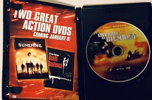 Die Hard 4: Live Free or Die Hard (DVD 2007) En/Fr/Sp Bruce Willis w/ Insert*GR1 image 2