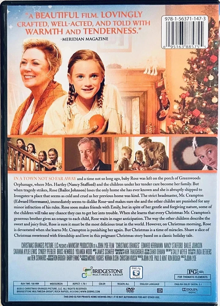 Christmas Oranges (DVD, 2012) Dove Foundation Edward Herrman Region Free *GR1 image 1