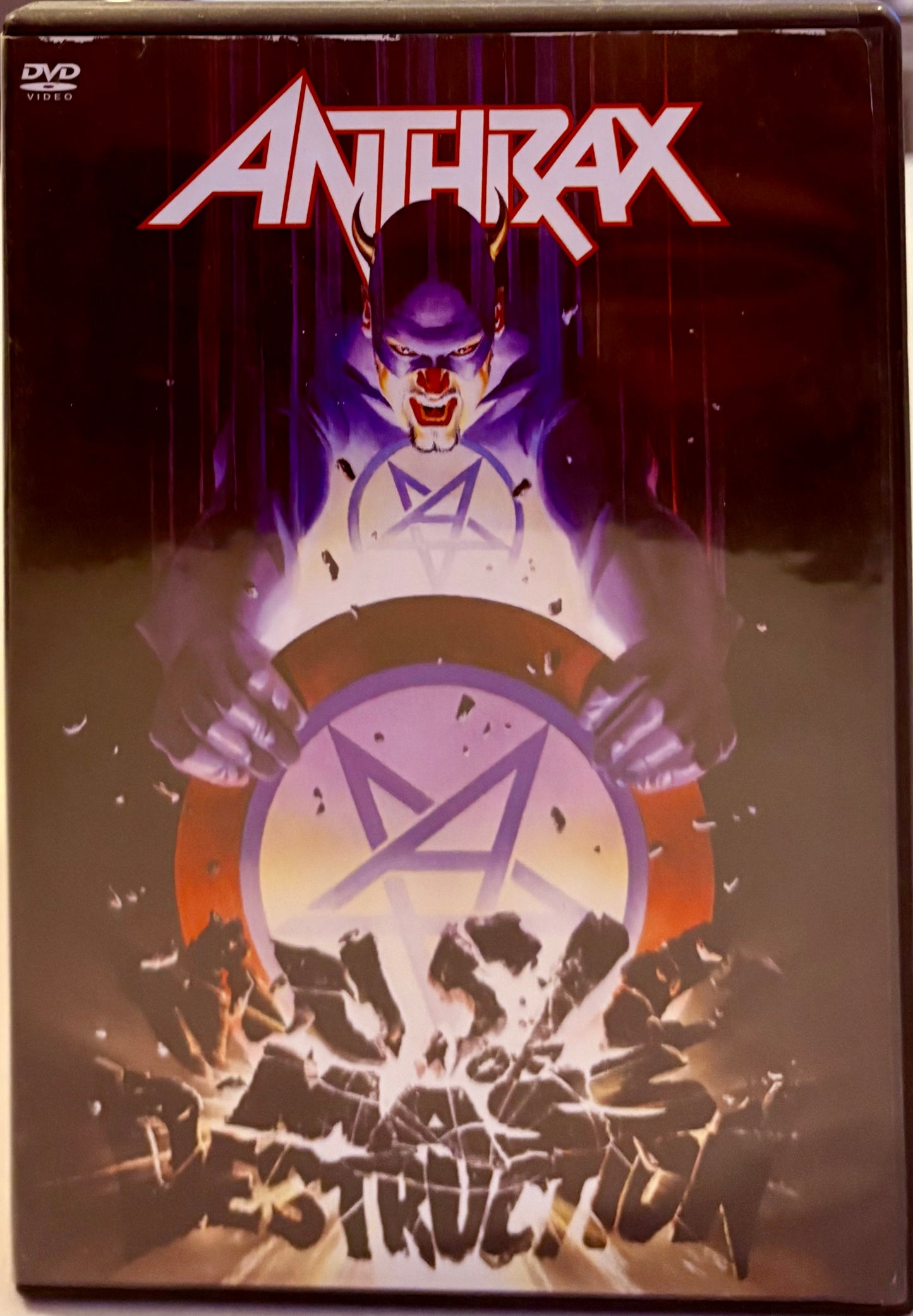 Anthrax - Music of Mass Destruction (DVD/CD, 2004) w/ Insert Music Metal 2-Disc Set