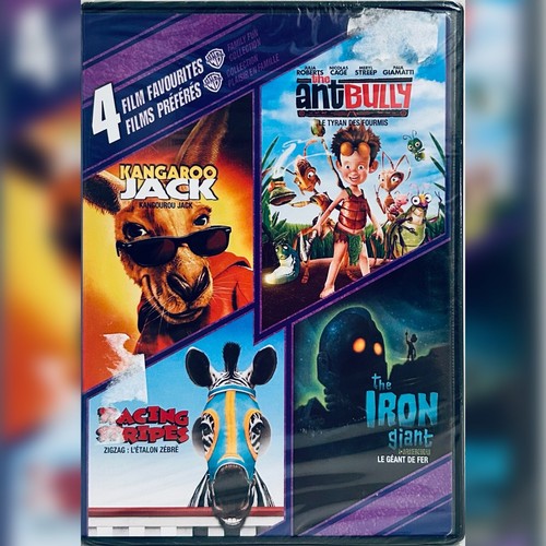 Kangaroo Jack / The Ant Bully / Racing Stripes / Iron Giant (DVD) Family NEW*001 image 0