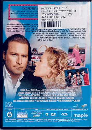 Elvis Has Left the Building (DVD, 2005) EX-Rental Blockbuster Kim Basinger*001 image 1