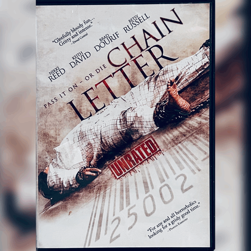 Chain Letter (DVD, 2010)Unrated Horror/Mystery Gore Image Entertainment *001 image 0