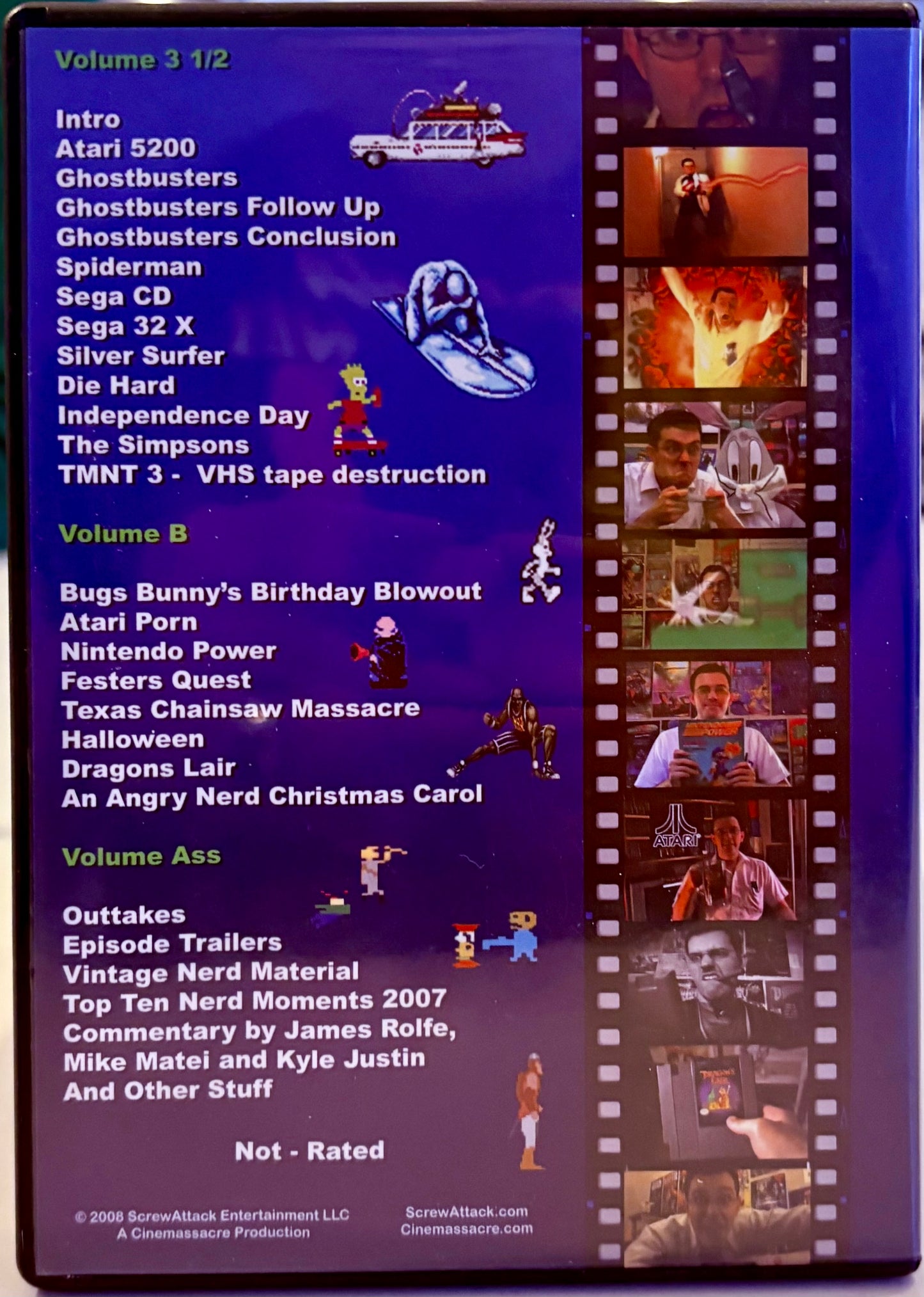 The Angry Video Game Nerd AVGN Volume 2 (DVD 2008) 3 Disc-Set