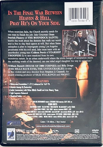 Demon Hunter (DVD, 2005) Anchor Bay Widescreen Horror OOP *NE1 image 3