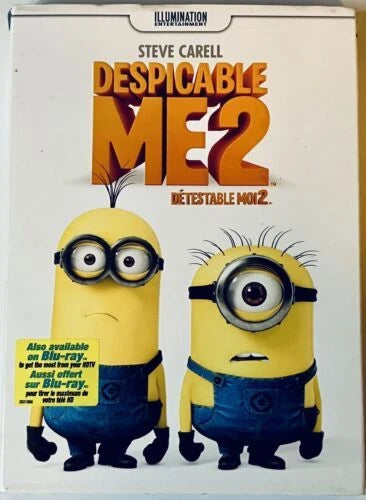 Despicable Me 2 (DVD, 2013) w/ Slipcover  BILINGUAL WDS *TR0 image 0
