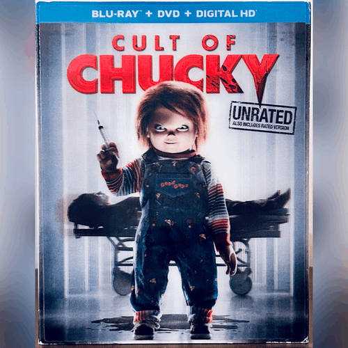 Cult of Chucky (Blu-ray ONLY 2017) w/ Lenticular Slipcover Horror Jennifer Tilly image 0