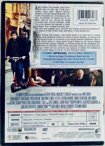 Reign Over Me (DVD, 2009) Comedy/Drama Fullscreen 2007 En/Fr Brand NEW *GR1 image 1