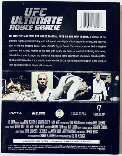 Ultimate Fighting Championship: Ultimate Royce Gracie (DVD 2011) 2-Discs*RG3 image 1