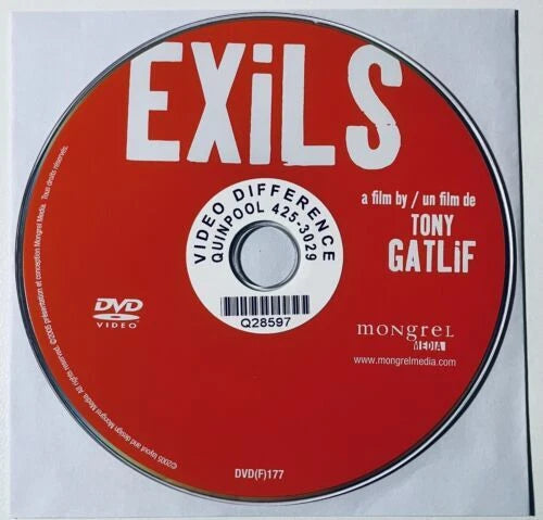 Exiles (DVD, 2006) 🚨Disc ONLY - French w/ English Subs - Region 1 NR *N23 image 0