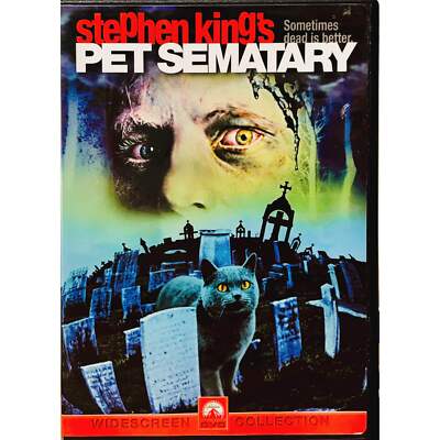 Stephen's King's Pet Sematary (DVD, 2000) Paramount Horror EN/FR 1989 image 0
