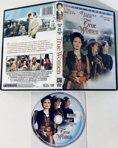 True Women (DVD, 1997) Angelina Jolie, Full Screen, Echo Bridge*GR3 image 1