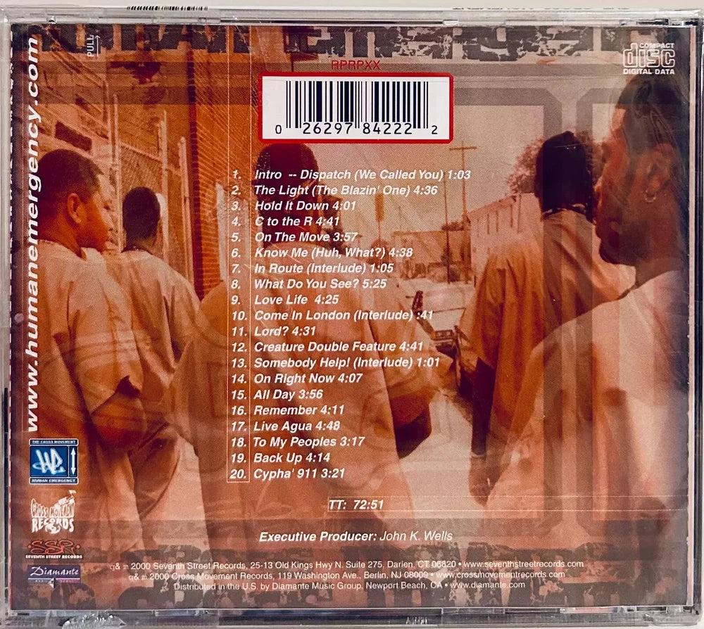 The Cross Movement Human Emergency (CD 2000) NEW SEALED *w/ Case Damage*001 image 1