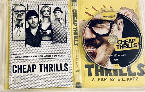 Cheap Thrills (DVD, 2013) w/ Booklet Unrated Pat Healy Draft House Films No. 18 image 2