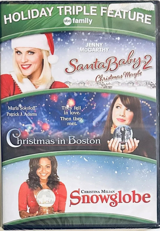 Santa Baby 2, Christmas in Boston, Snowglobe (DVD, 2011) Jenny McCarthy ABC NEW image 0