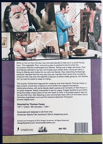 Sometimes Aunt Martha Does Dreadful Things (DVD 1971) AGFA Vinegar Syndrome OOP image 1