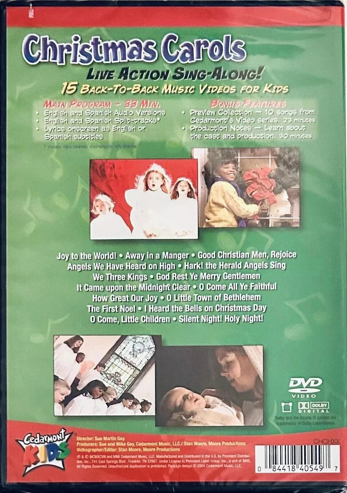 Christmas Carols: 15 Classic Christmas Carols for Children (DVD) Brand NEW *GR1 image 1