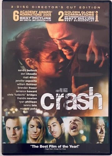 Crash (DVD, 2006) w/ Insert Director's Cut Drama Widescreen *GR3 image 0