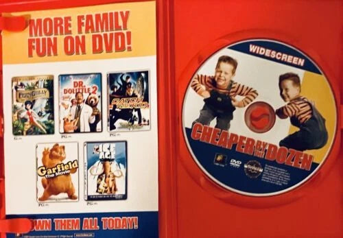 Cheaper by the Dozen (DVD, 2006) +Insert Bakers Dozen Edition Steve Martin *GR3 image 2