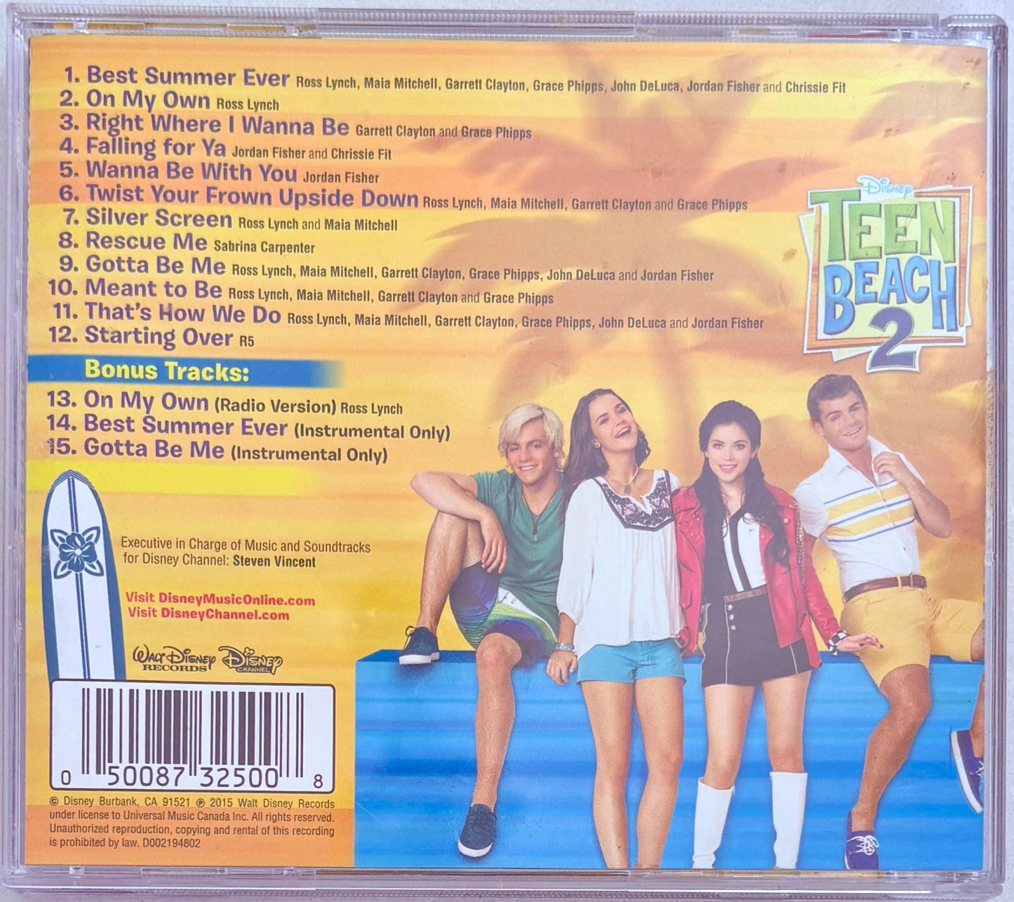 Disney Teen Beach 2 (CD, 2015) Soundtrack Various