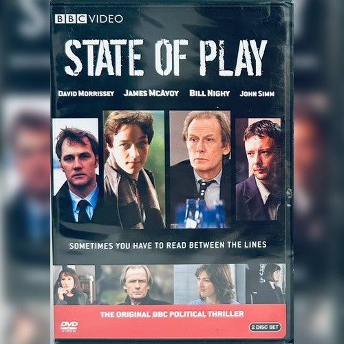 State of Play (DVD 2003) 2-Disc Set BBC Video James McAvoy, Brand SEALED*GR1 image 0