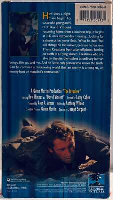 The Invaders (VHS 1996) Roy Thinnes TV Show Pilot Movie image 1