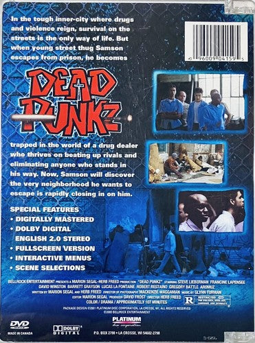 Dead Punkz (DVD, 1999) Action Crime Full Screen RARE OOP *RG3 image 2