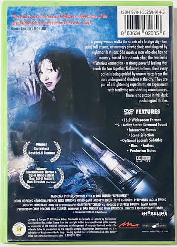 Experiment (DVD 2005) John Hopkins Thriller Widescreen *ED1 image 1