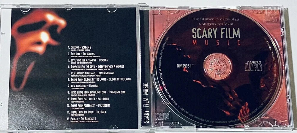 Scary Film Music Audio CD Halloween Scream 2 Wes Craven's New Nightmare RARE OOP image 1