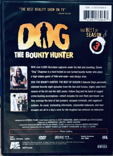 Dog the Bounty Hunter The Best of Season 3 DVD A&E OOP image 1