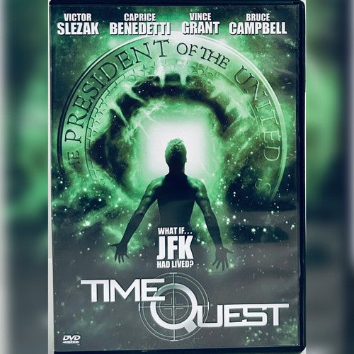 Time Quest (DVD 2000) Bruce Campbell Victor Slezak Ardustry Home Video JFK SciFi image 0