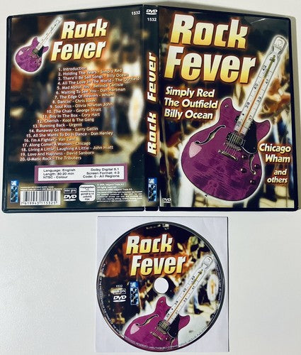 ROCK FEVER (DVD) Simply Red, Chicago Wham, Billy Ocean and Others OOP *WD1 image 0
