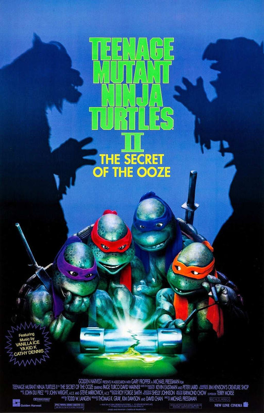 Teenage Mutant Ninja Turtles 2 - The Secret of the Ooze (DVD 1991) Alliance OOP image 0