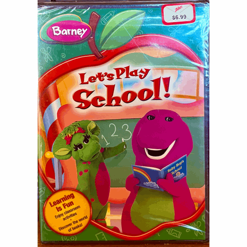 Barney Let’s Play School (DVD 2009) Children HIT Zellers EN/FR Brand NEW *NW1 image 0