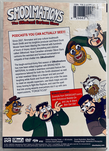 Smodimations: The SModcast Cartoon Show (DVD 2011) w/ Insert Season One image 1