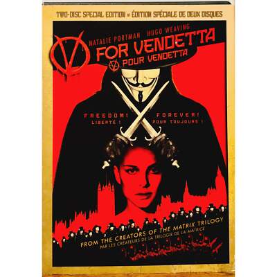 V for Vendetta (DVD DISC 1 ONLY, 2005) Sci-fi/Action Special Edition w/ Slipcove image 0