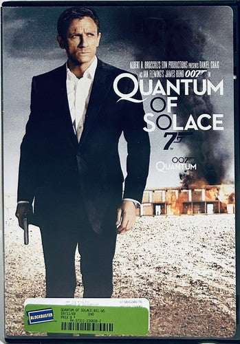 Quantum Of Solace (DVD, 2008) James Bond Blockbuster Rental Widescreen*BF1 image 0