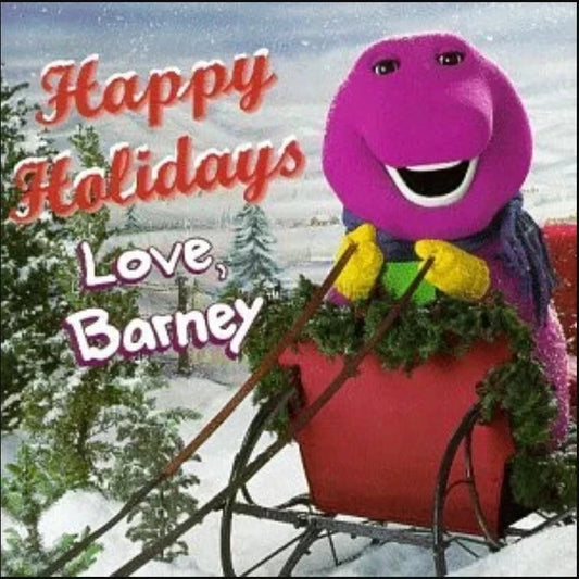 Barney - Happy Holidays Love, Barney (CD 1997) Christmas Children's Music*BX1 image 0