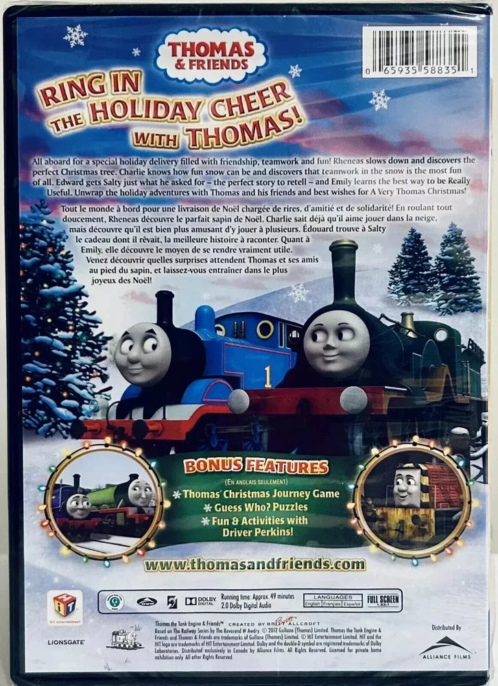 Thomas & Friends: A Very Thomas Christmas (DVD, 2012) Animation Alliance NEW*GR1 image 1