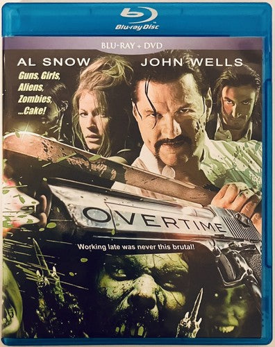 Overtime (Blu-ray/DVD) 2-Disc Set WWE’s Al Snow Horror Zombie Aliens Sci-Fi*GR3 image 0
