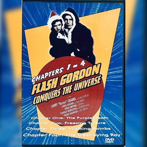 Flash Gordon Conquers the Universe Vol. 1 (DVD, 2001) w/ Insert B&W 1940 Sci-fi image 0