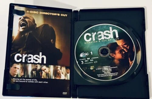 Crash (DVD, 2006) w/ Insert Director's Cut Drama Widescreen *GR3 image 2