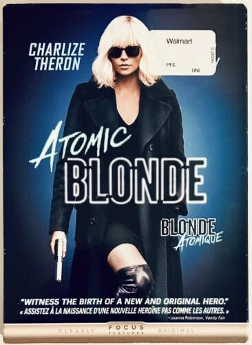 Atomic Blonde (DVD, 2017) Action/Thriller w Slipcover En/Fr Charlize Theron *NE1 image 0