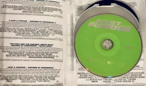 Fast & Furious 8-Movie Collection (DVD, 2017, 9-Disc Set) Bilingual *N23 image 3