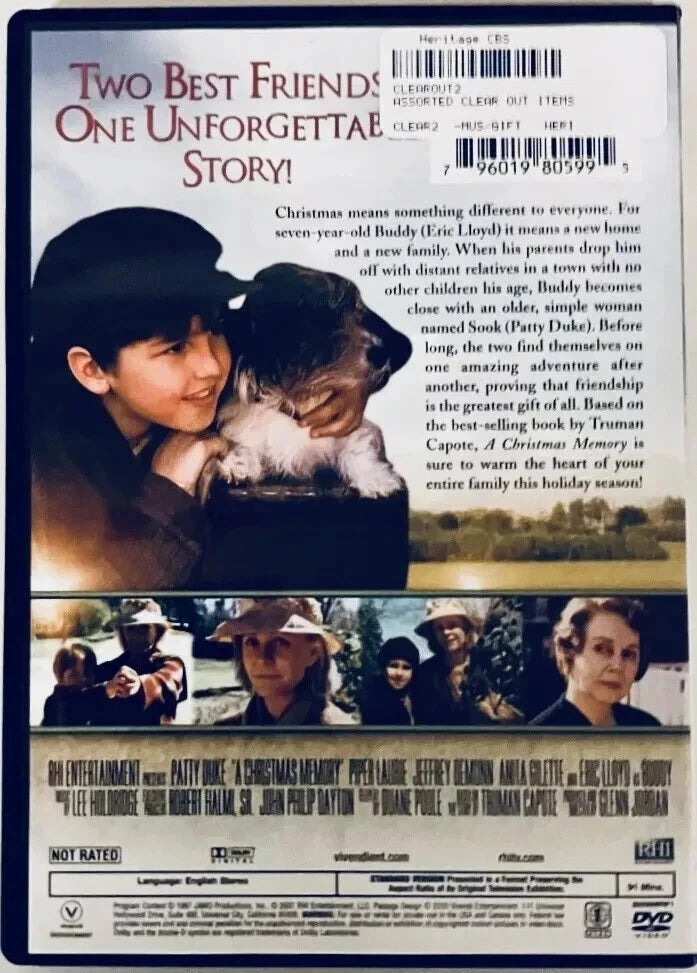 Truman Capotes A Christmas Memory (DVD, 2007) Patty Duke, Piper Laurie image 1
