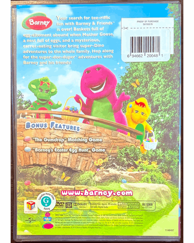 Barney: Egg-cellent Adventures (DVD, 2010) Children Hit Entertainment image 1