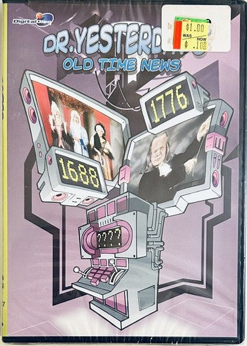 Dr. Yesterday's Old Time News 1688/1776 (DVD) Kidtime Video, Digital Disc NEW image 0
