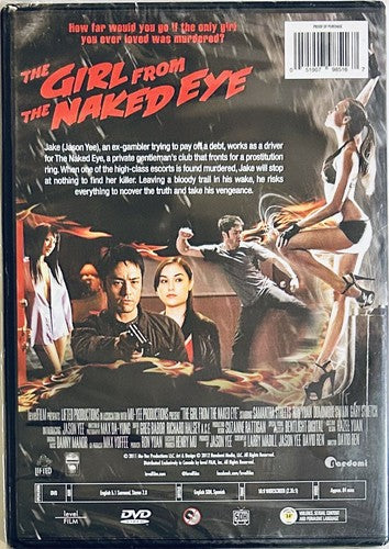 The Girl From the Naked Eye (DVD, 2012) Action Thriller Brand NEW *GR1 image 1