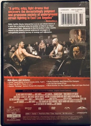 Confessions of a Pit Fighter (DVD, 2008) Lionsgate RARE OOP *SV1 image 2