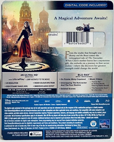 The Nutcracker and the Four Realms (4K UHD/blu-ray 2018) w/ Slipcover 2-Discs image 1