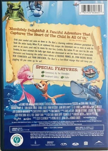 The Reef (DVD 2006) Wonderworld Studios Animated Full Screen *DS1 image 1